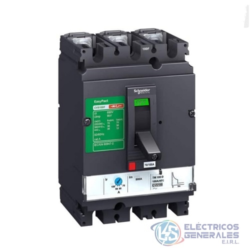 INTERRUPTOR DE FUERZA EASYPACT CVS 3P 112-160A SCHNEIDER ELECTRIC