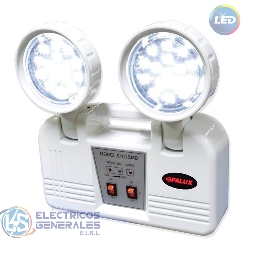 LUZ DE EMERGENCIA 9101SMD 9 HORAS OPALUX